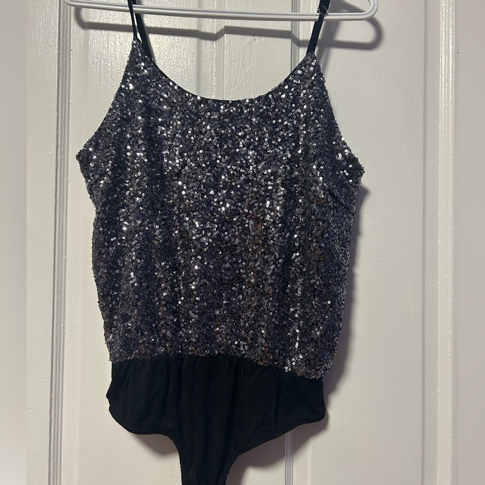 Sparkly sequin bodysuit